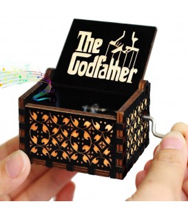 Caja Musical El Padrino *The Godfather* Madera Melodía